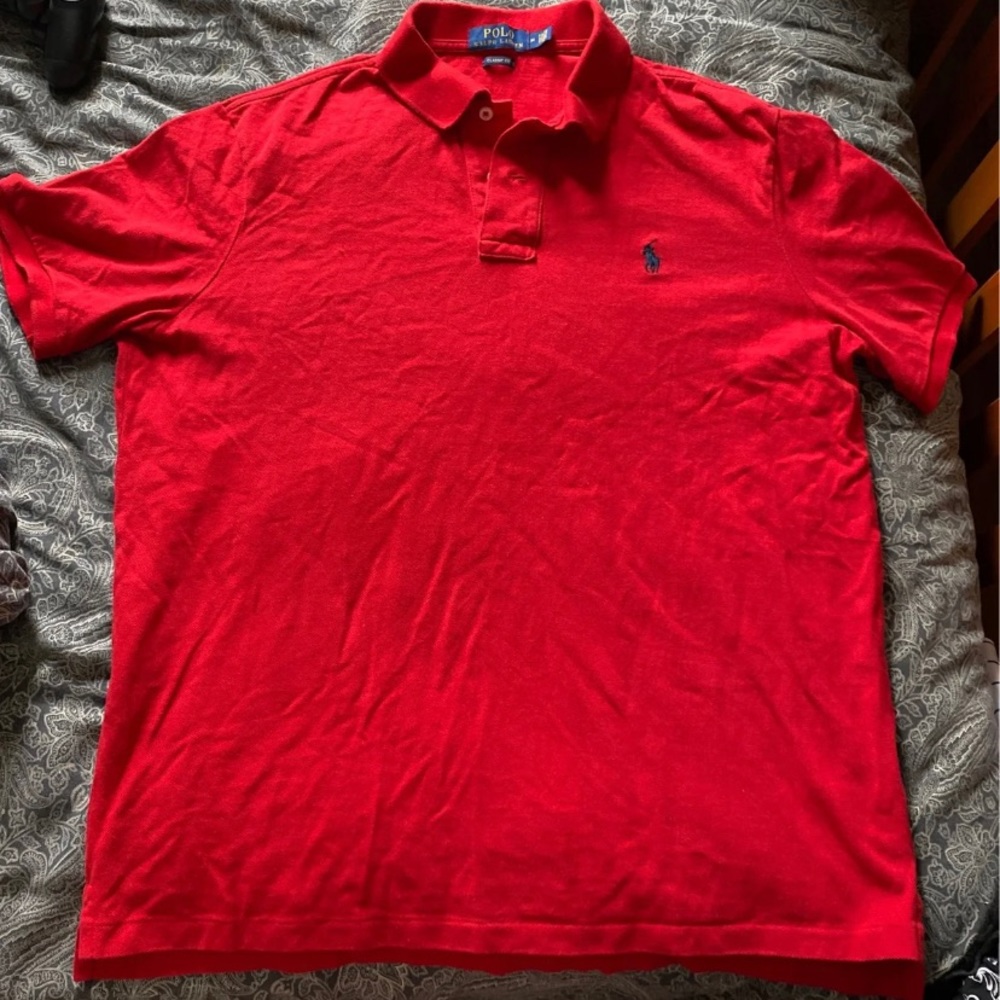 Red Polo shirt by Ralph Lauren
